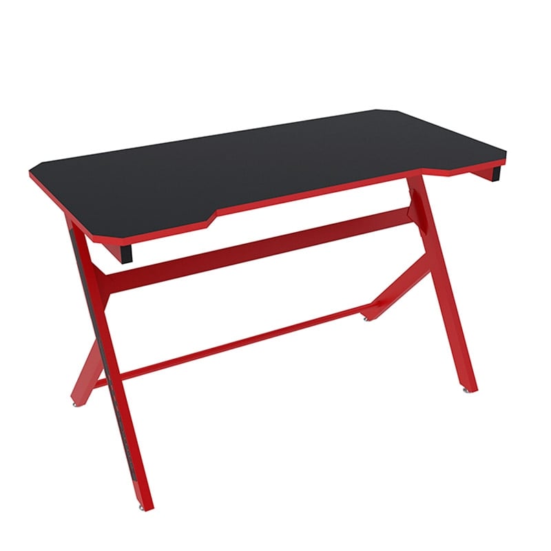 Mesa Gamer Xtech Red Wizard (hasta 40Kg, Negro/Rojo)