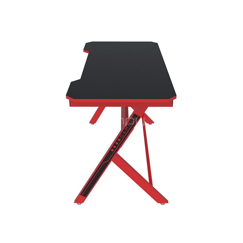 Mesa Gamer Xtech Red Wizard (hasta 40Kg, Negro/Rojo)