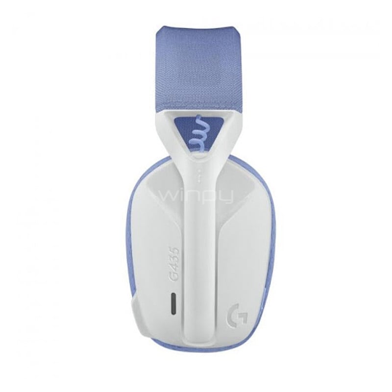 Audífonos Gamer Logitech G435 LIGHTSPEED (Dongle USB, Bluetooth, Blanco)