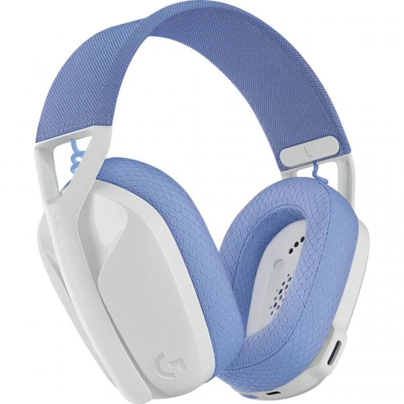 Audífonos Gamer Logitech G435 LIGHTSPEED (Dongle USB, Bluetooth, Blanco)