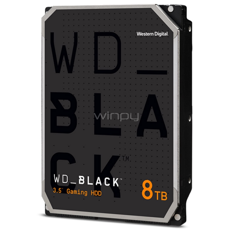 Disco Duro Western Digital WD_Black Gaming de 8TB (Formato 3.5“, SATA, 7200rpm)