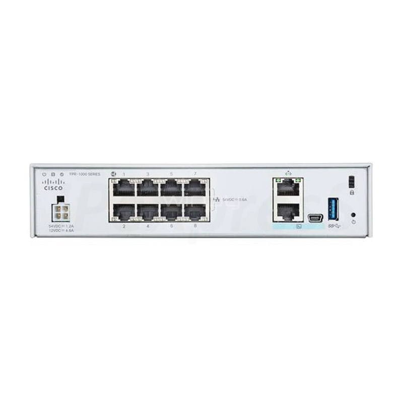 Firewall Cisco Firepower 1010 ASA (890 Mbps, RJ45 x8, POE +, DT)