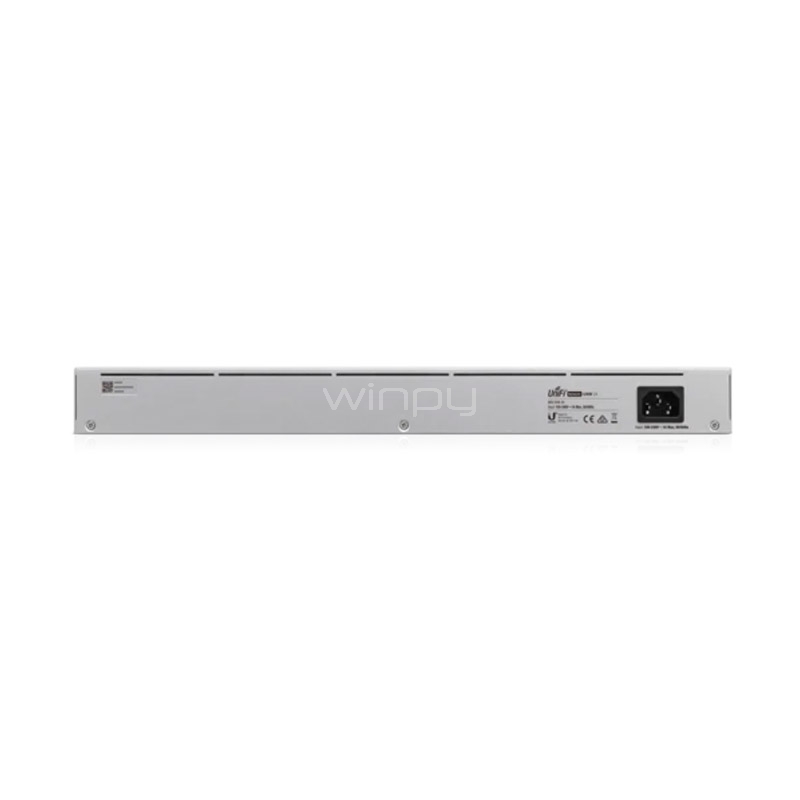 Switch Ubiquiti UniFi USW-24 de 24 Puertos (Gestionado, 52 Gbps, 1G SFP,  GbE RJ45)