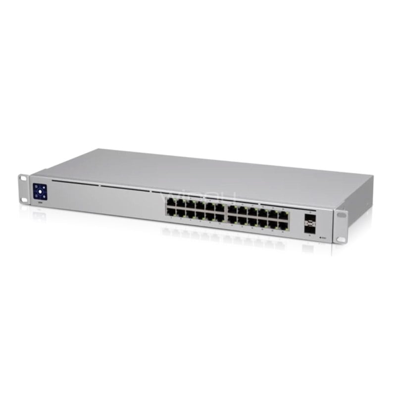Switch Ubiquiti UniFi USW-24 de 24 Puertos (Gestionado, 52 Gbps, 1G SFP,  GbE RJ45)