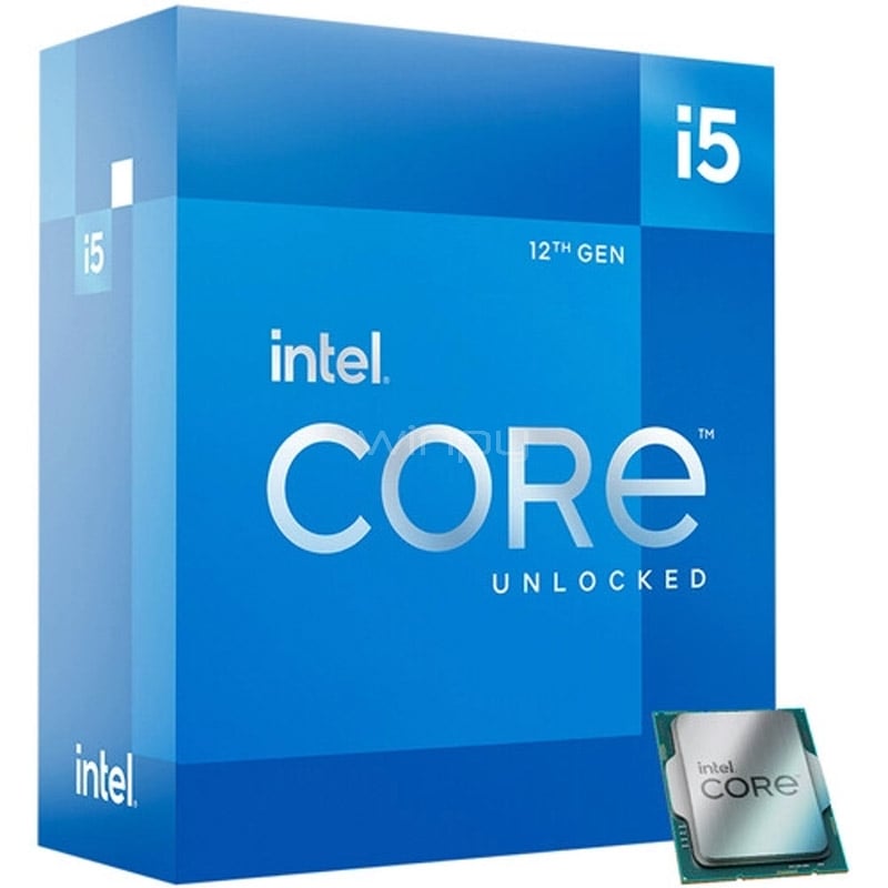 Procesador Intel Core i5-12600K Alder Lake (LGA1700, 10 Cores, 16 Hilos 3.7/4.9 GHz, 20MB de Caché)