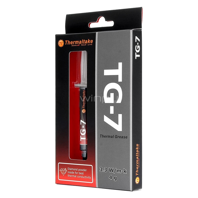 Thermaltake TG-7 Grasso Termico Con Polvere Di Diamante – 4g – Per CPU E GPU