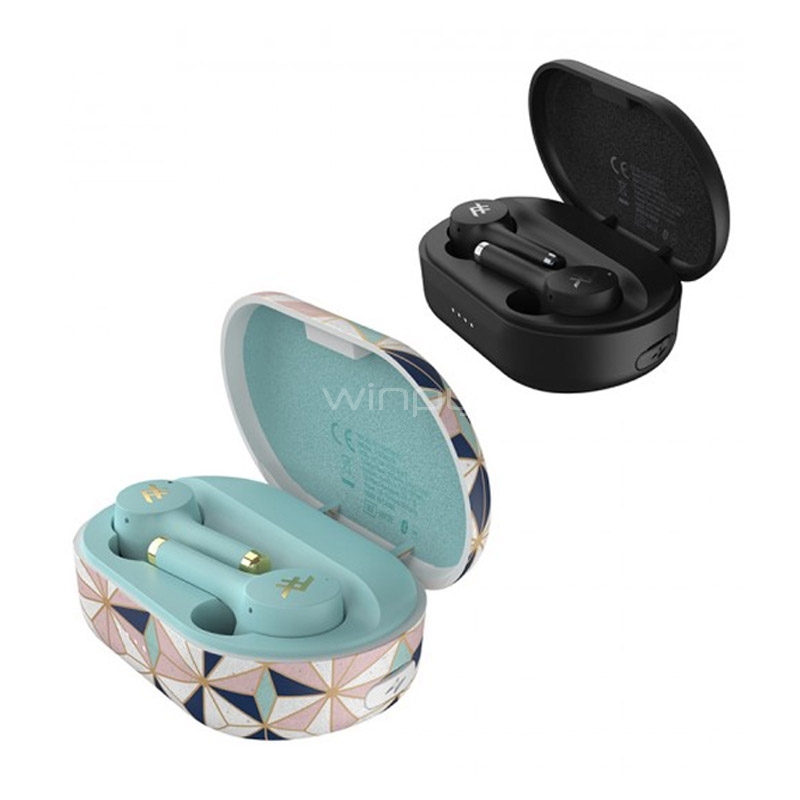 Auriculares iFrogz AirTime Pro 2 TWS (2 Pack, Bluetooth, Tribal+Negro)
