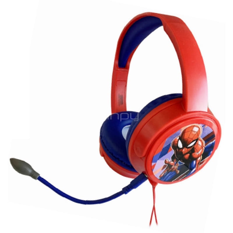 Audífonos Marvel Spiderman con Micrófono para Chat (Jack3.5mm)
