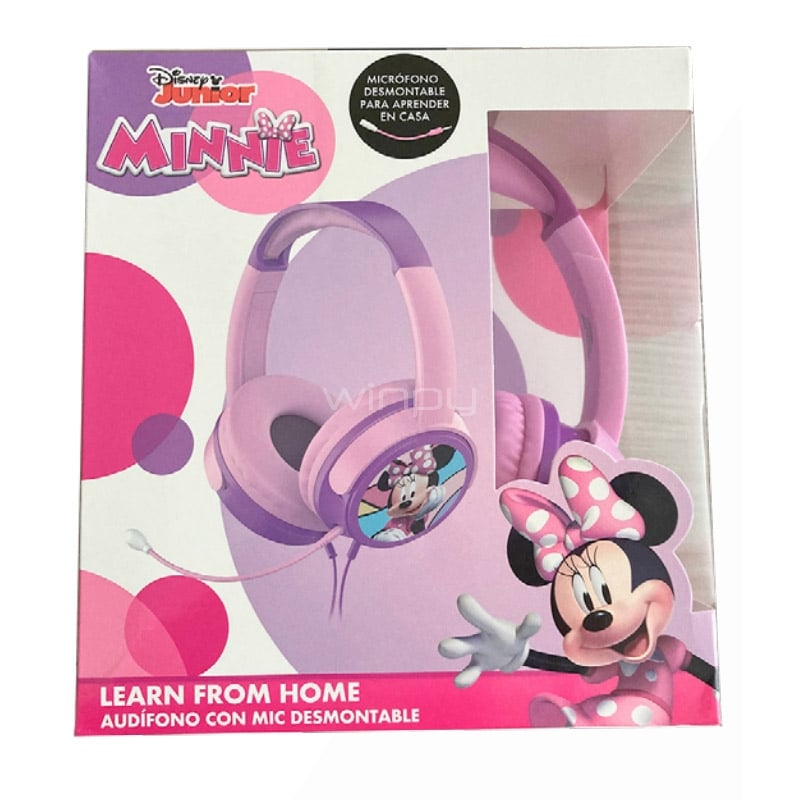 Audífonos Disney Minnie con Micrófono para Chat (Jack 3.5mm)