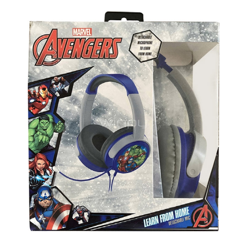 Audífonos Marvel Avengers con Micrófonos para Chat (Jack 3.5mm)