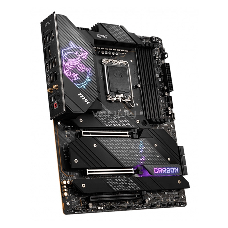 Placa Madre MSI MPG Z690 CARBON WIFI (LGA1700, DDR5 4000/6666MHz, M.2 x5, ATX)