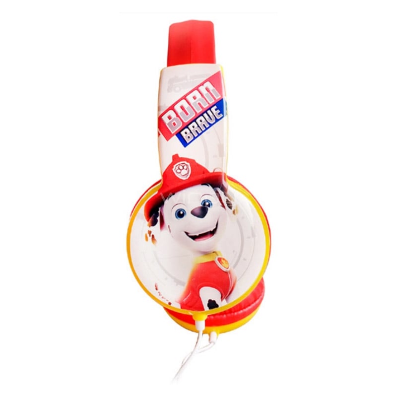Audífonos Nickelodeon Paw Patrol para preescolares (Jack 3.5mm, Blanco/Rojo)