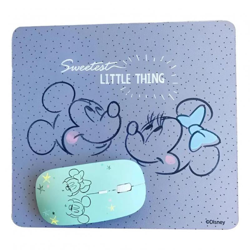 Kit MousePad + Mouse Disney Inalámbrico (Mickey/Minnie)