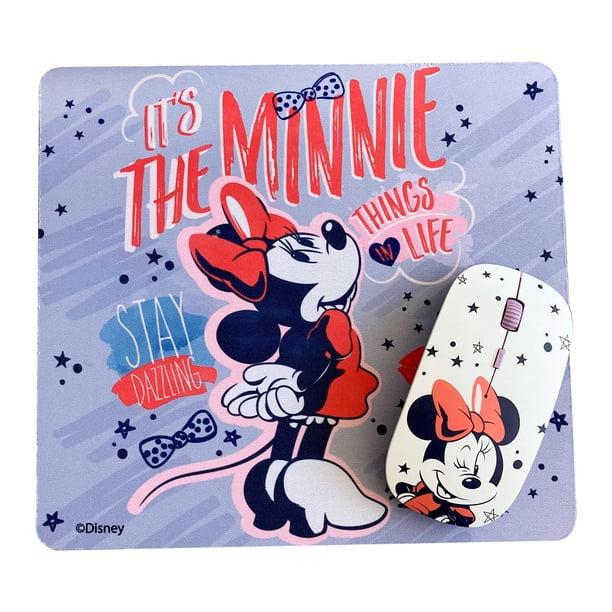 Kit MousePad + Mouse Disney Inalámbrico (Minnie 2)