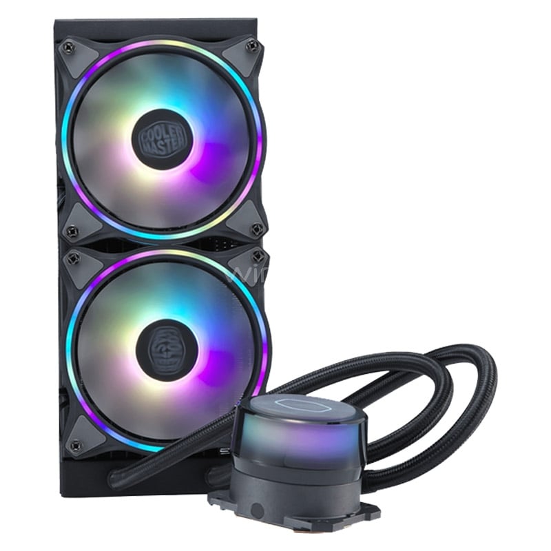 Refrigeración Líquida Cooler Master ML240 Illusion (RGB, 120mm x2, Intel-AMD)