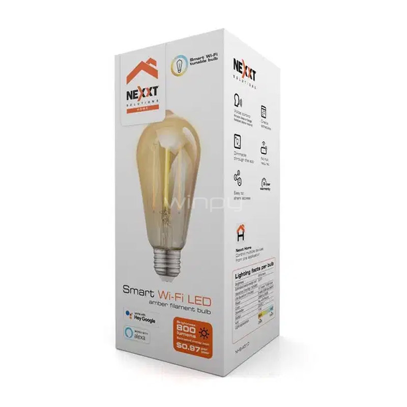 Bombilla de Filamento Nexxt Smart (Ambar)