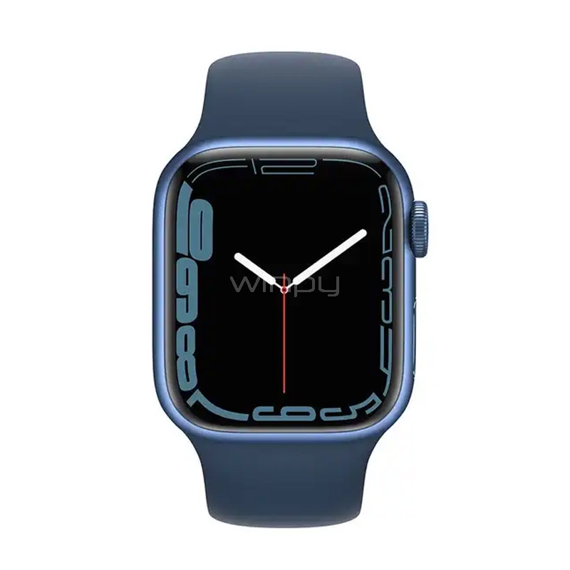 Apple Watch Series 7 de 41mm (GPS, Case Aluminio, Correa Deportiva Azul)