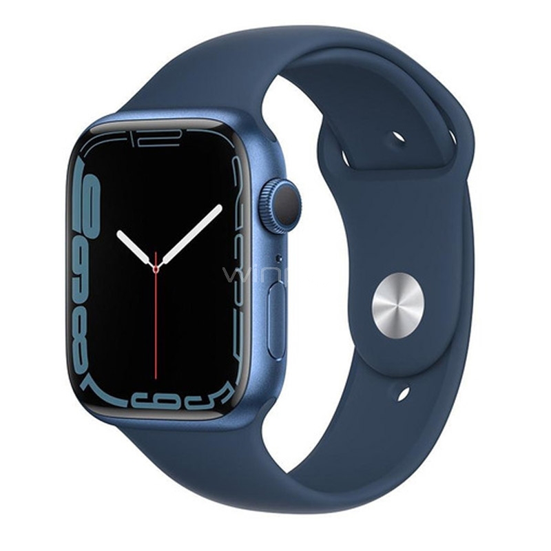 Apple Watch Series 7 de 45mm (GPS, Case Aluminio, Correa Deportiva Azul)