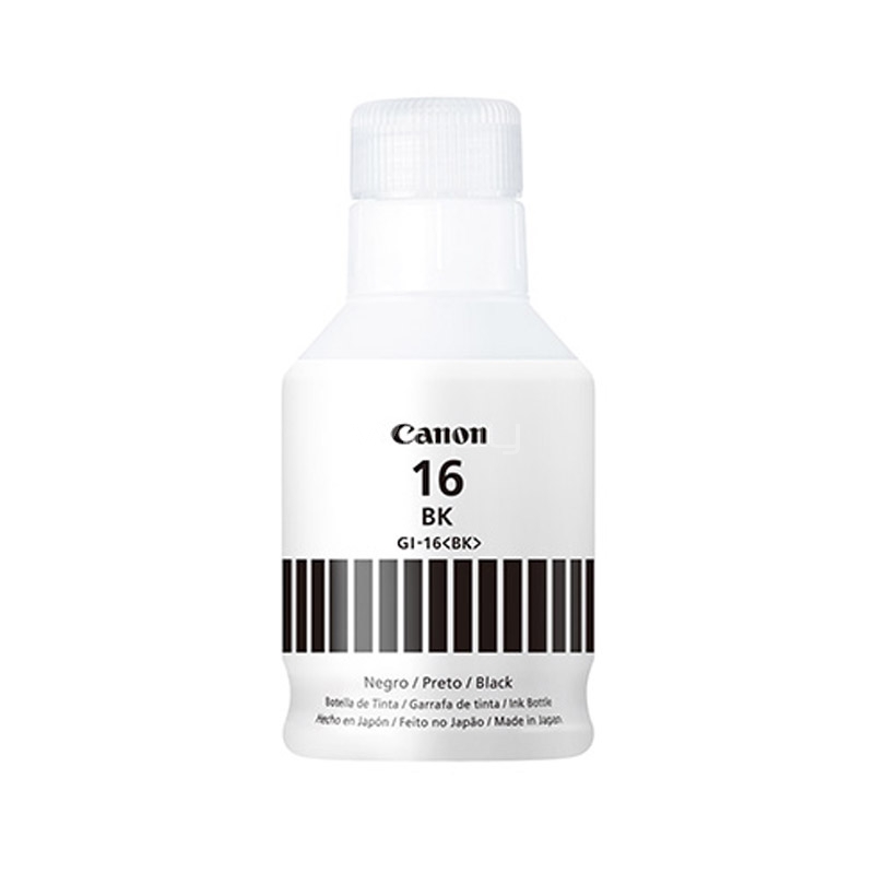 Botella de Tinta Canon GI-16 para MAXIFY GX7010 (Negro, 70 ml)