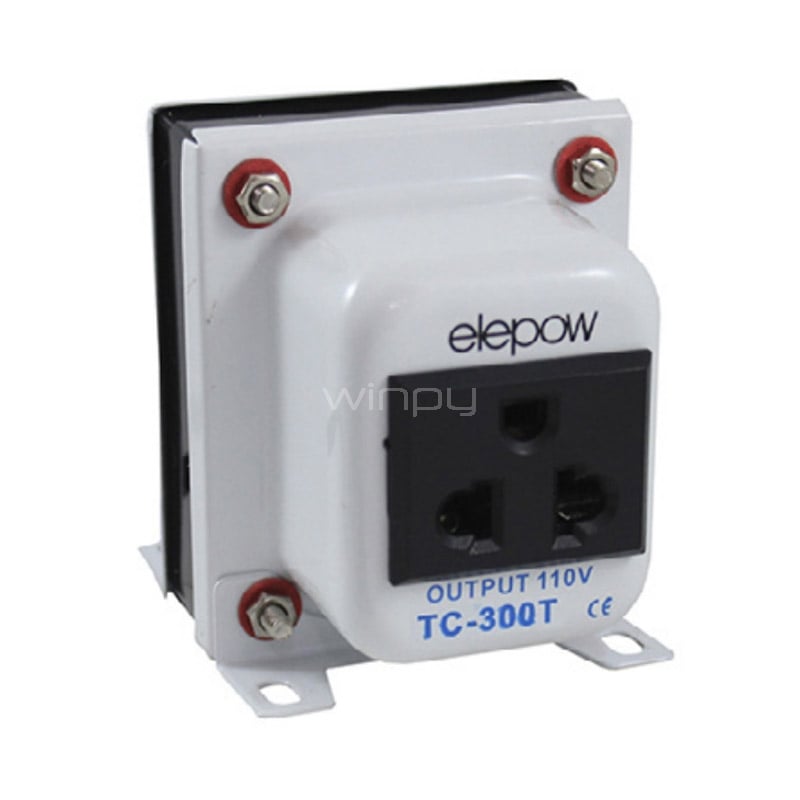 Auto Transformador Elepow de 300 WATTS (220V A 110V)