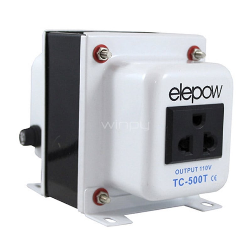 Auto Transformador Elepow de 500 WATTS (220V A 110V)