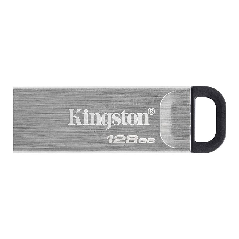 Pendrive Kingston DataTraveler Kyson de 128GB (USB 3.2, 200MB/s, Plata)