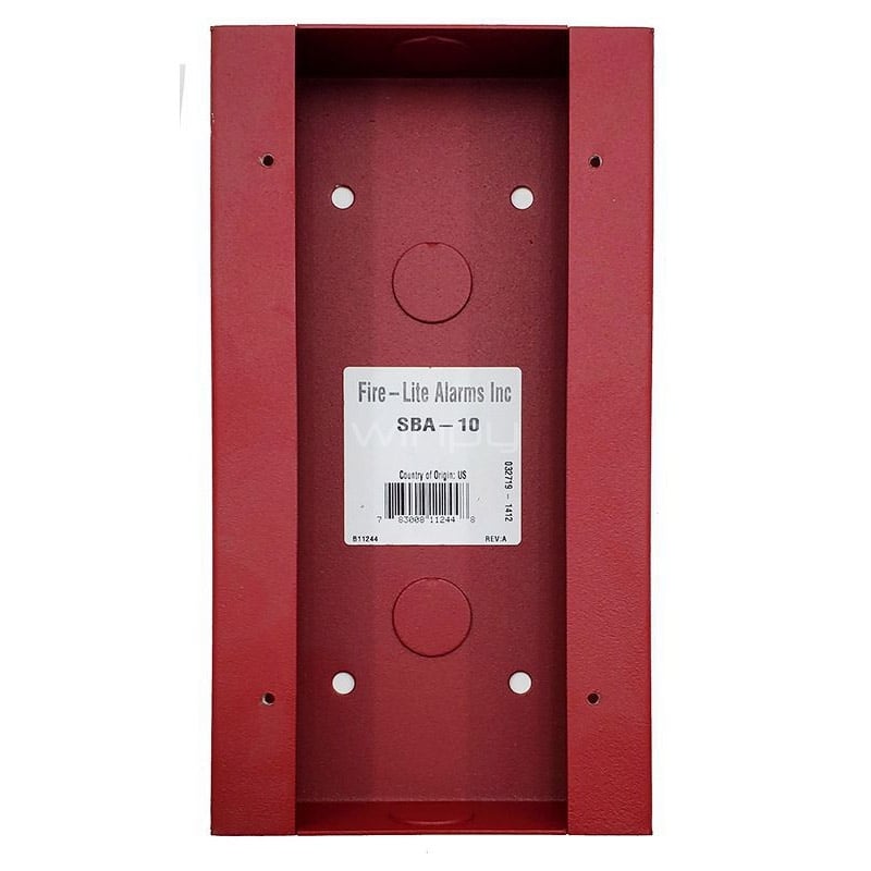 Caja Posterior Notifier para Fire-Lite BG-12LR
