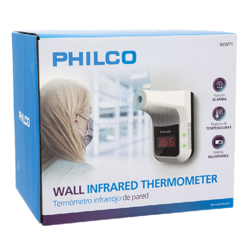 Termómetro Infrarrojo Philco de Pared Multifunción