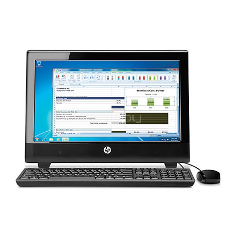 All in One HP 100B de 20“ (AMD E-350, 6GB RAM, 500GB HDD)