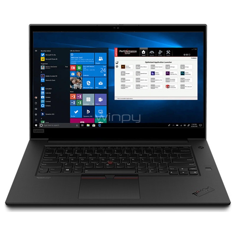 Notebook Lenovo ThinkPad P1 Gen 3 de 15.6“ (i7-10750, QT1000, 16GB RAM, 512GB SSD, Win10)