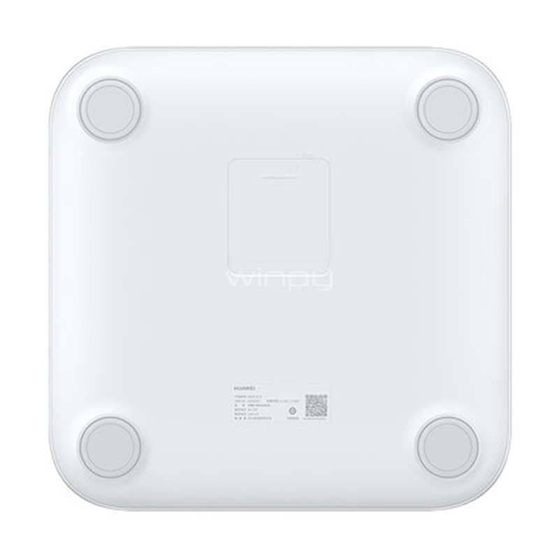 Balanza Pesa Inteligente Huawei Scale 3 con Vidrio Templado (Wi-Fi, Blanco/Transparente)