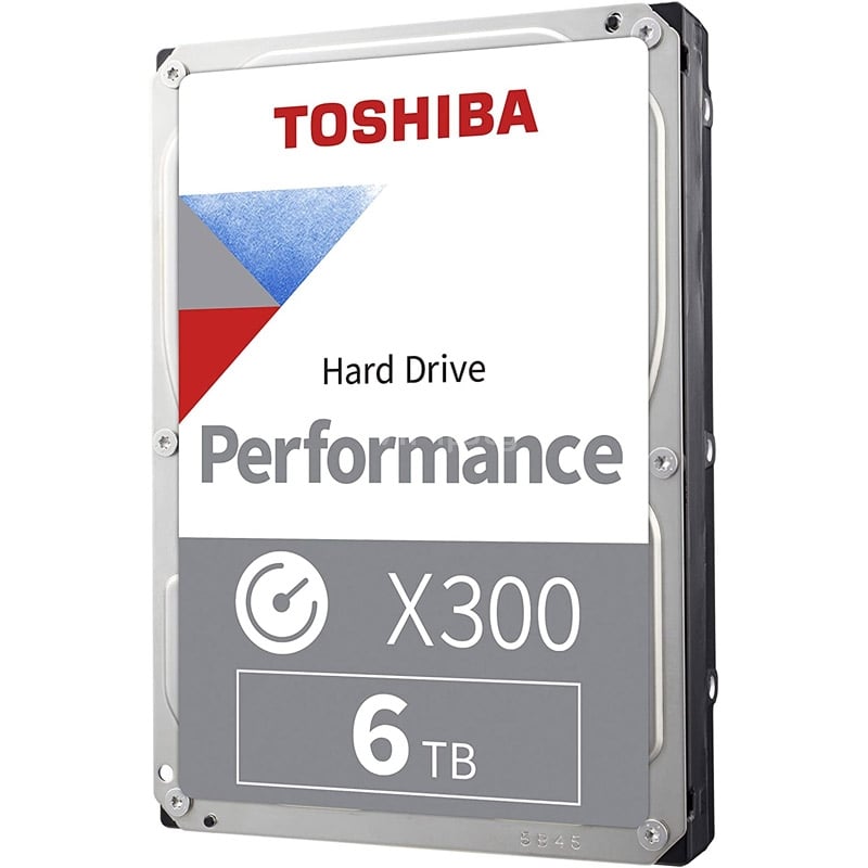 Disco Duro Toshiba X300 de 6TB (3.5“, 7200rpm, SATA, 256MB de Caché)