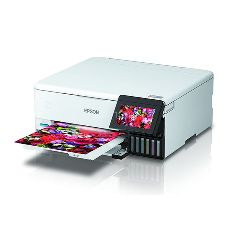 Multifuncional Epson EcoTank L8160 Fotográfica (Tinta Color, 32ppm, 1440dpi, Wi-Fi/Ethernet)