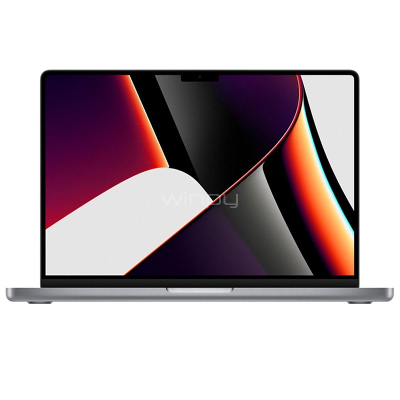 Apple MacBook Pro de 14.2” (Chip M1 Pro, 16Gb RAM, 512GB SSD, finales de 2021, gris espacial)