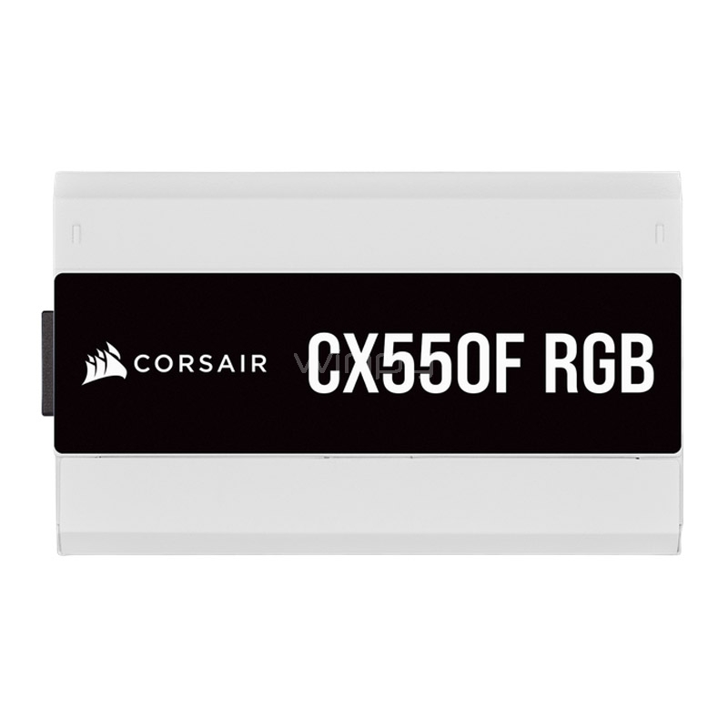 Fuente de Poder Corsair CX550F RGB White de 550W (Certificada 80+ Bronze, Modular, ATX)