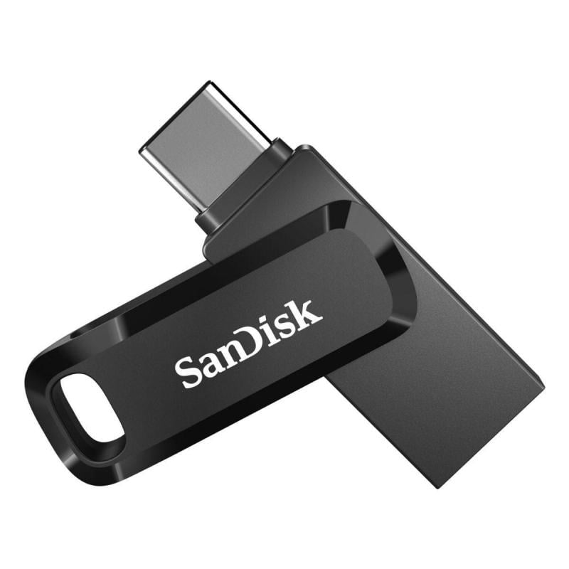 Pendrive SanDisk Ultra Dual Drive Go de 128GB (USB-C/USB-A, Negro)