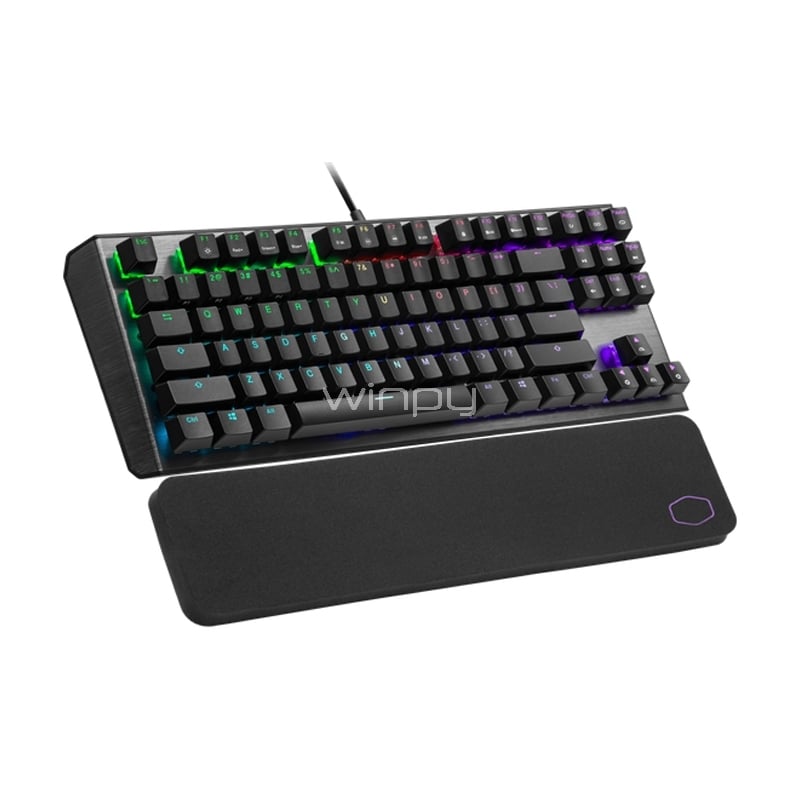 Teclado Mecánico Cooler Master CK530 V2 (Switch Brown, Inglés, RGB, Negro)