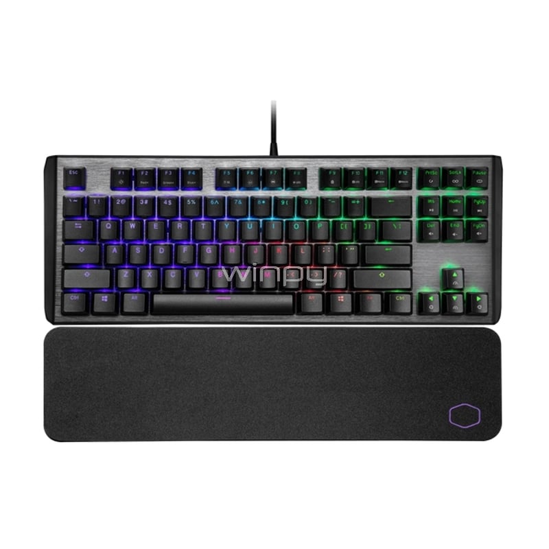 Teclado Mecánico Cooler Master CK530 V2 (Switch Brown, Inglés, RGB, Negro)