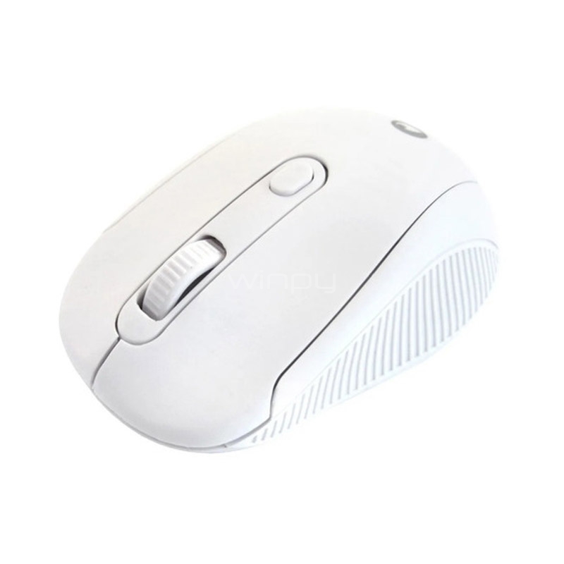 Mouse Fiddler FD-223 Inalámbrico (Dongle USB, Blanco)
