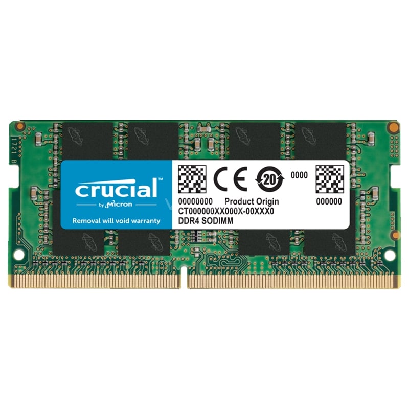 Memoria Ram Crucial de 4GB (DDR4, 2666MHz, CL19, SO-DIMM)