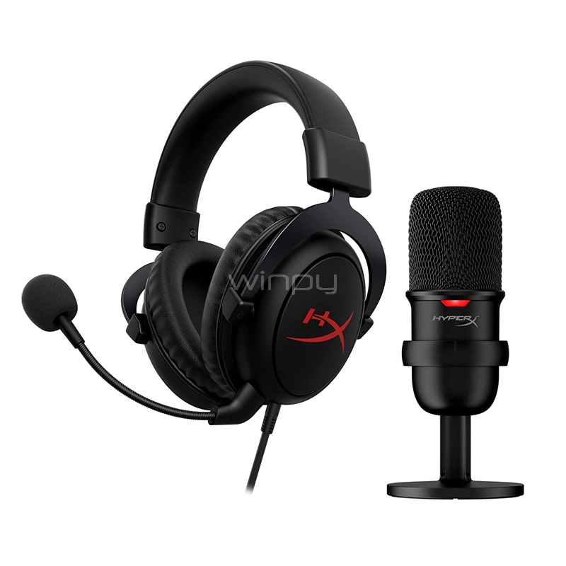 Kit Streamer HyperX Starter (Audífonos + Micrófono)