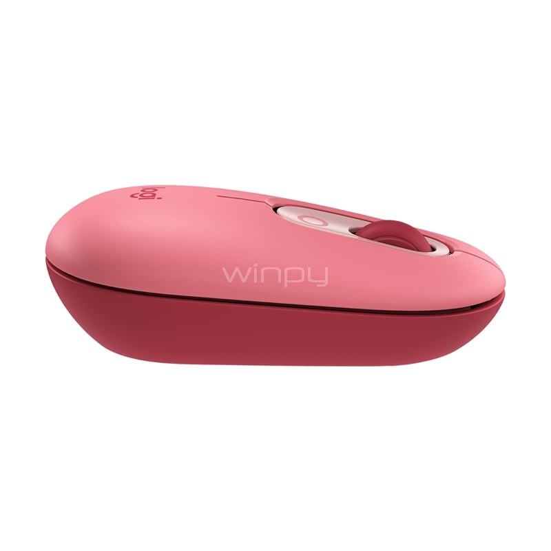 Mouse Logitech POP Wireless (4.000dpi, Bluetooth/ Dongle USB, Rosado)