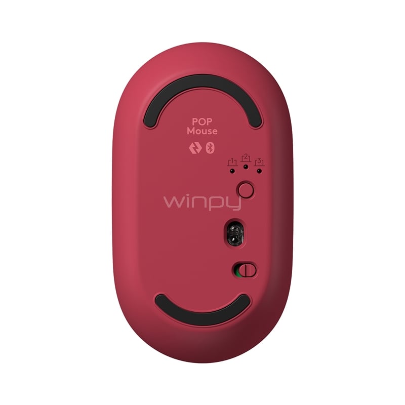 Mouse Logitech POP Wireless (4.000dpi, Bluetooth/ Dongle USB, Rosado)