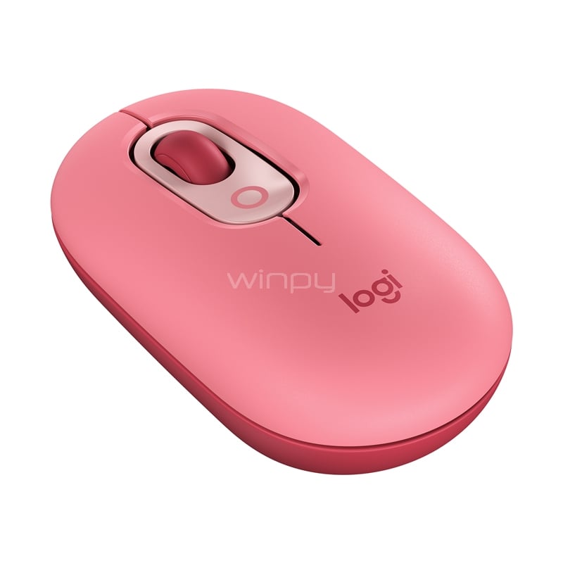 Mouse Logitech POP Wireless (4.000dpi, Bluetooth/ Dongle USB, Rosado)