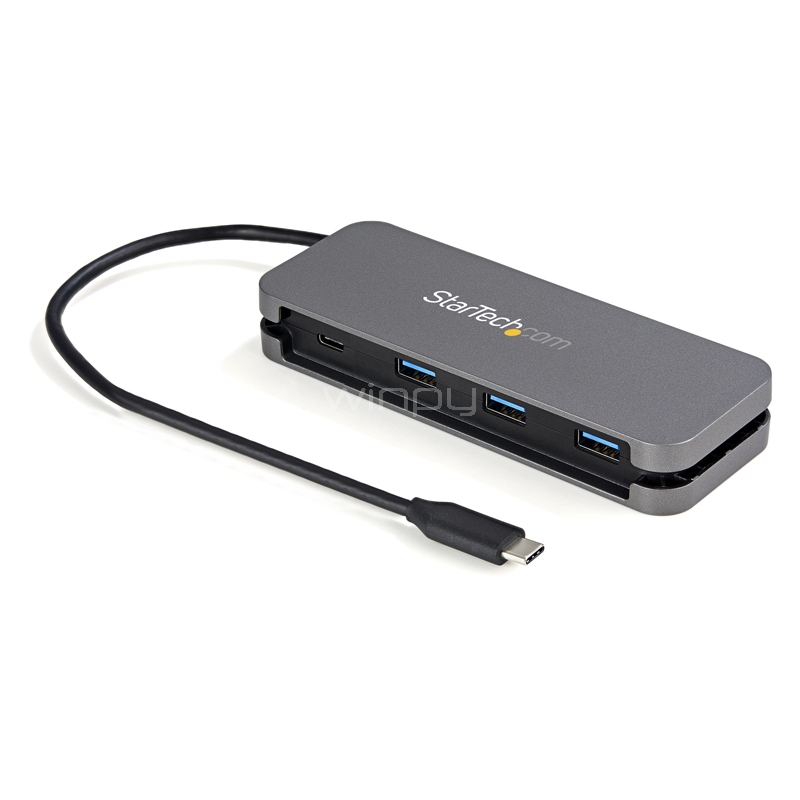 Adaptador Multipuerto HUB StarTech USB-C (USB-A x3, USB-C, 5Gbps)