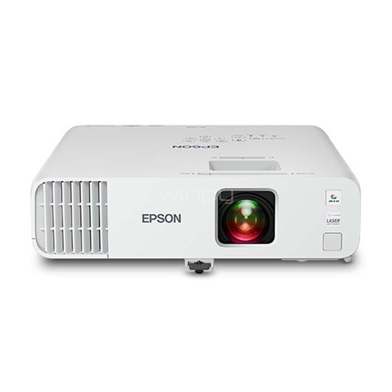 Proyector Epson L250F Inalámbrico (3LCD, Full HD, 4.500 Lúmenes, HDMI+VGA+Wi-Fi, Blanco)