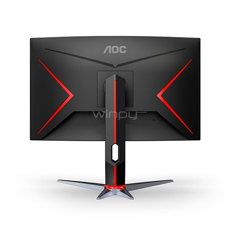 Monitor Gamer AOC C24G2 Curvo de 23.6“ (VA, Full HD, 165Hz, 1ms, D-Port+HDMI+VGA, Vesa)
