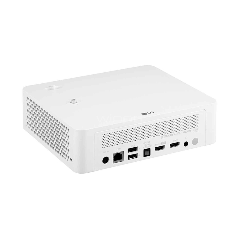 Proyector LG CineBeam hasta 120“ (1k Lúmenes, FHD, LED RGBB, HDR10, HDMI, USB, WebOS)