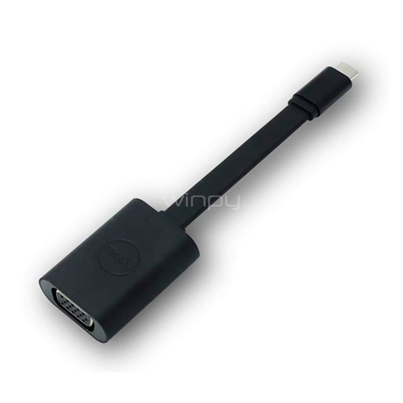 Adaptador de Video Dell de USB-C a VGA (Negro)