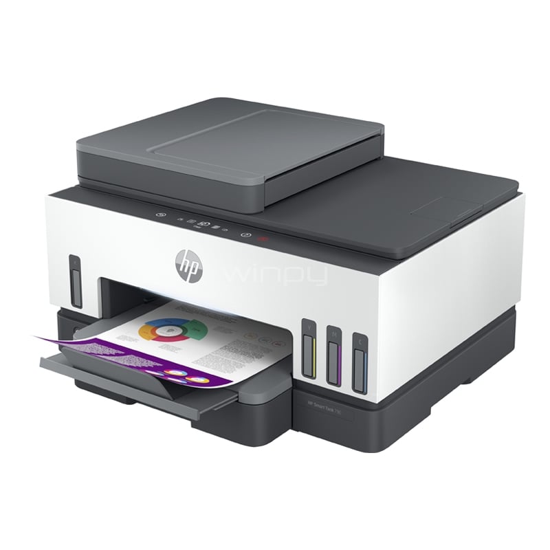 Multifuncional HP Smart Tank 790 (Color, 15ppm, Wi-Fi/Bluetooth/Ethernet/USB)